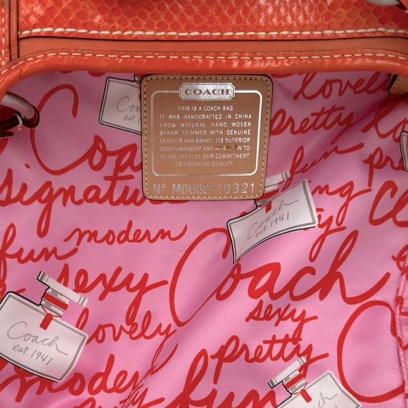 Limited Edition Rare Coach Jasmine XL Tote - Picture 12 of 14